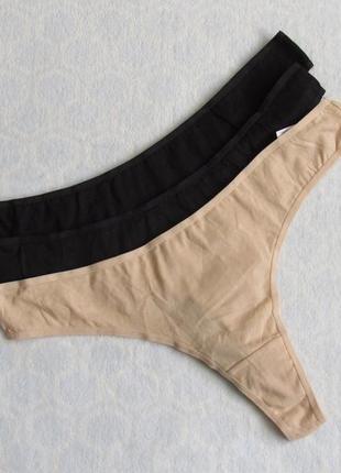 Трусики стринги тонги женские роз. 2хs 32/34, хs 34/36, s 38/40, l 42/44 от primark новые9 фото