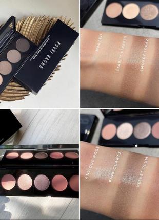 Новинка роскошная нюдовая палитра bobbi brown nudes eye shadow palette rosey nudes1 фото