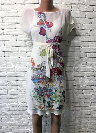 Платье из натурального шелка