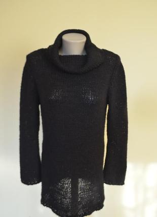 Крассивая брендовий кофта светр чорна подовжена