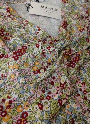 Блузка в цветы na-kd6 фото