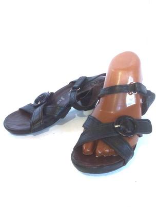 👠👠👠 кожаные босоножки сандалии на каблуке от roger milton, р.36 код s3614