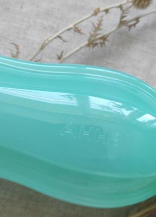 Именная эко бутылка с клапаном 0.75 мл. tupperware анная