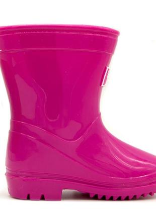 Гумові чоботи для дівчинки crafted рожевий (crafted27 pink (20 (13,5 см))2 фото