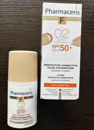 Захисний коригуючий тональний крем spf 50