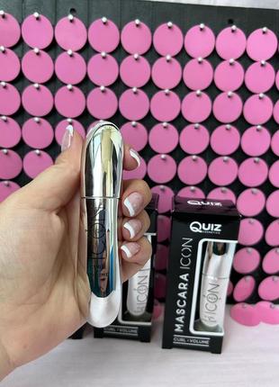 Туш для вій quiz cosmetics icon mascara «підкручування і об'єм» 9 гр2 фото