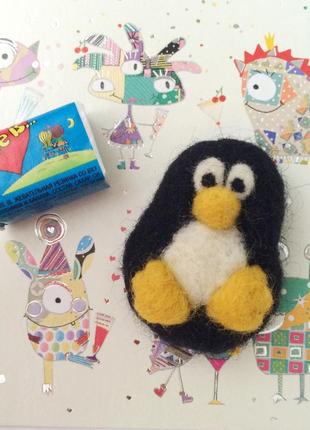 Брошка пингвин линукс linux.4 фото