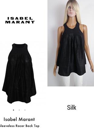 Шелковый топ люксового сегмента isabel marant