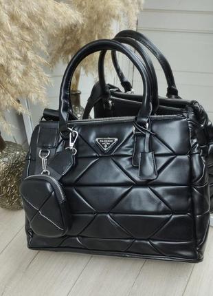 Сумочка на три отделения