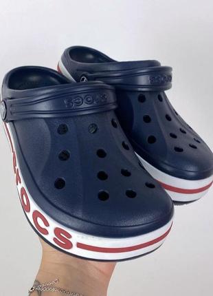 Чоловічі крокси сабо crocs bayaband navy original сині