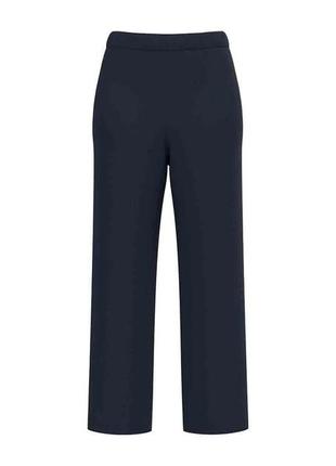 Женские брюки в рубчик, размер l/xl, цвет синий