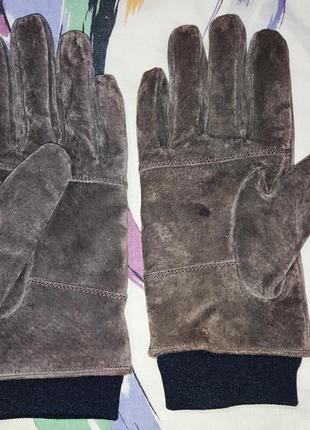 Замшеві рукавички marks&amp;spencer2 фото