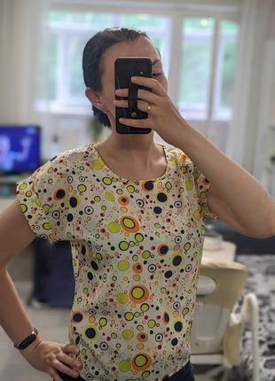 Легкая блузка футболка майка блуза