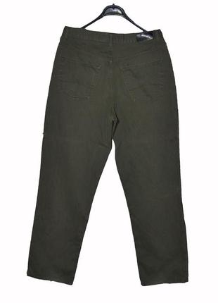 Чоловічі стильні джинси хакі w34 comfort fit2 фото