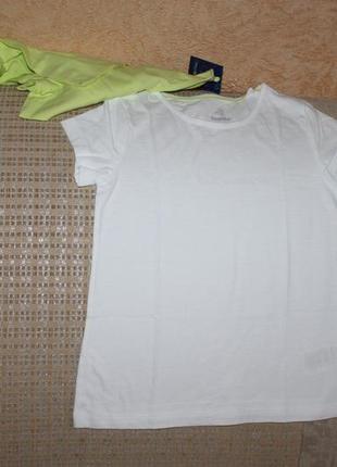 Комплект новых футболок девочке на рост 110-116 см от lupilu, германия6 фото