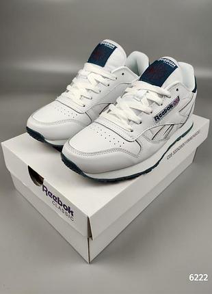 Мужские кроссовки reebok classic white green