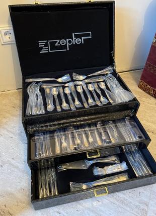 Набор столовых приборов zepter в чемодане1 фото