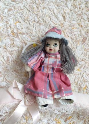 Винтажная кукла фарфоровая статуэтка коллекционная красивые куклы винтаж клоун германия1 фото