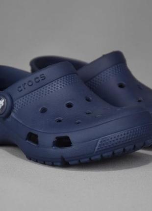 Crocs cobalt classic kids clog крокси сабо шльопанці дитячі. оригінал. c 10 /26-27 р./16.5 см.2 фото