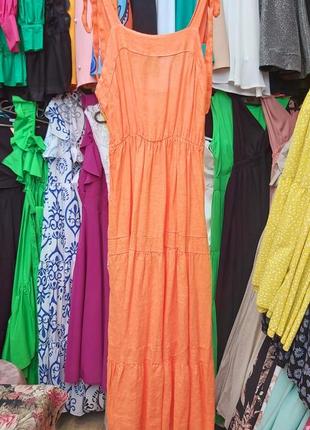 Лляний сарафан італія розмір 42 -44