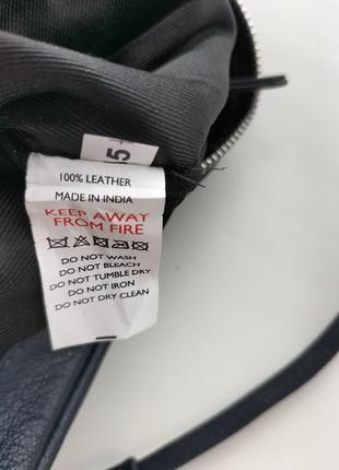 Кожаная фирменная сумка кроссбоди английского бренда rox &amp; ann london! оригинал!9 фото