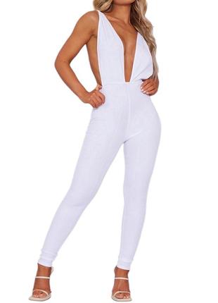 Эфектный комбинезон с бандажной ткани