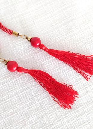 Пояс шнур под рубашку, вышиванку, платье, джинсы, крученый шнурок веревка канат жгут с...