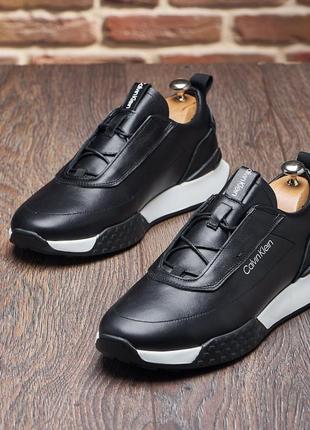 Кросівки cjr calvin klein, мужские кожаные кроссовки