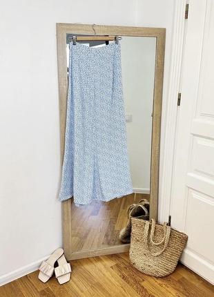 Стильна сатинова спідниця shein