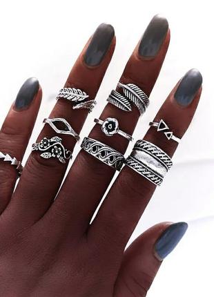 Кольца 9 шт 3
