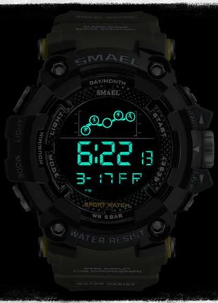Мужские часы smael водонепроницаемые спортивные часы5 фото