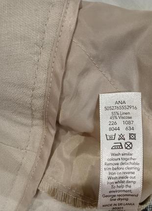 Льняные брюки 8