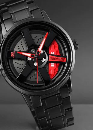 Оригінальний водонепроникний годинник skmei wheel з нержавіючої сталі