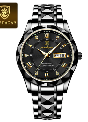 Poedagar топ-бренд мужские наручные часы водонепроницаемы