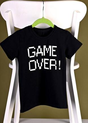 Футболки детские game over