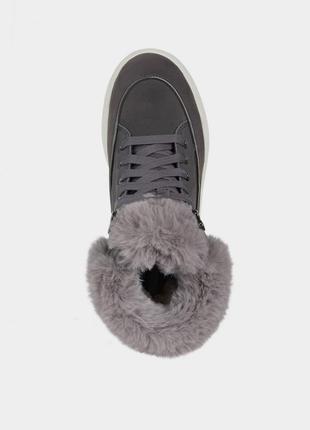 Жіночі черевики geox / черевики сірого кольору3 фото