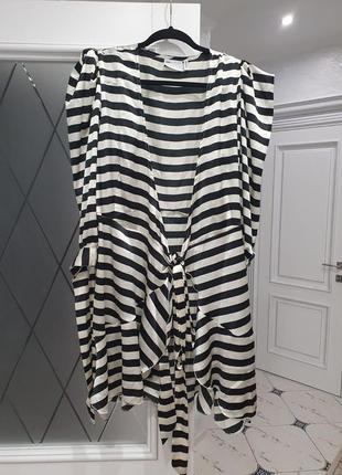 Летнее платье сарафан в полоску asos