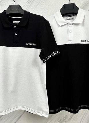 Футболки бренд келвин клейн / качественные поло футболка calvin klein