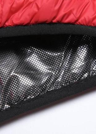 Мужской красный демисезонный жилет без капюшона с электроподогревом9 фото