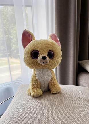 Іграшка м'яка ty beanie boos лисеня nacho, 25 см