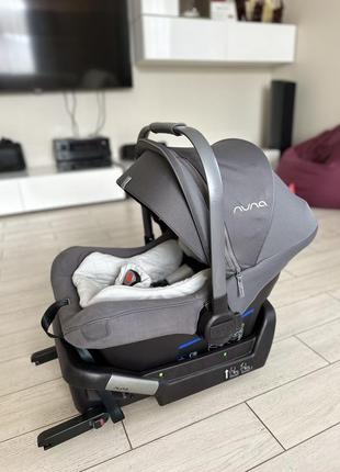 Автокресло nuna pipa lite lx threaded collection в комплекте с базой isofix