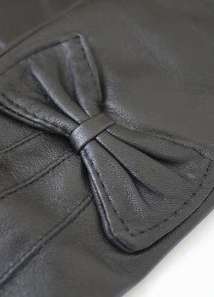 Жіночі шкіряні рукавички сенсорні довгі5 фото