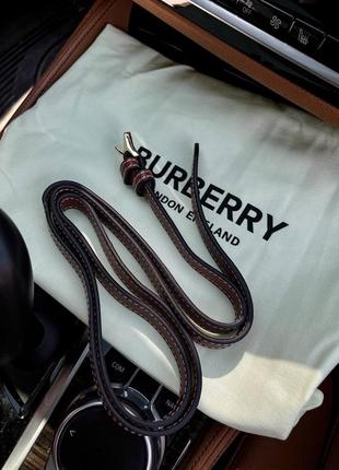 Сумка в стилі burberry натуральна шкіра, текстиль4 фото