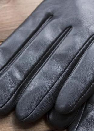 Жіночі шкіряні рукавички сенсорні2 фото