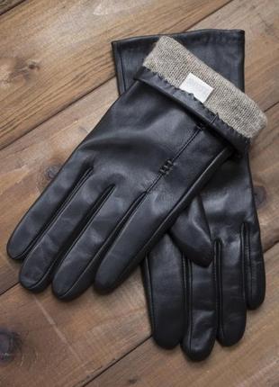 Жіночі шкіряні рукавички сенсорні3 фото