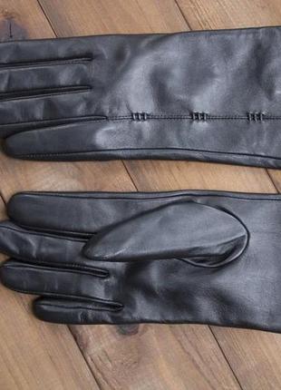 Жіночі шкіряні рукавички сенсорні8 фото