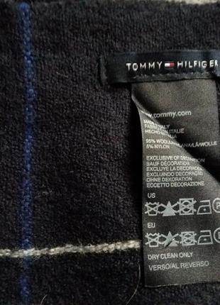 Шерстяной теплый шарф tommy hilfiger оригинал3 фото