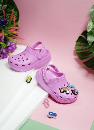 Жіночі сабо на платформі crocs9 фото