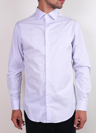 Сорочка\рубашка giorgio armani slim fit purple striped shirt