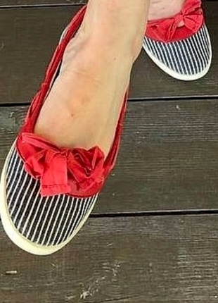 Туфлі балетки у морському стилі